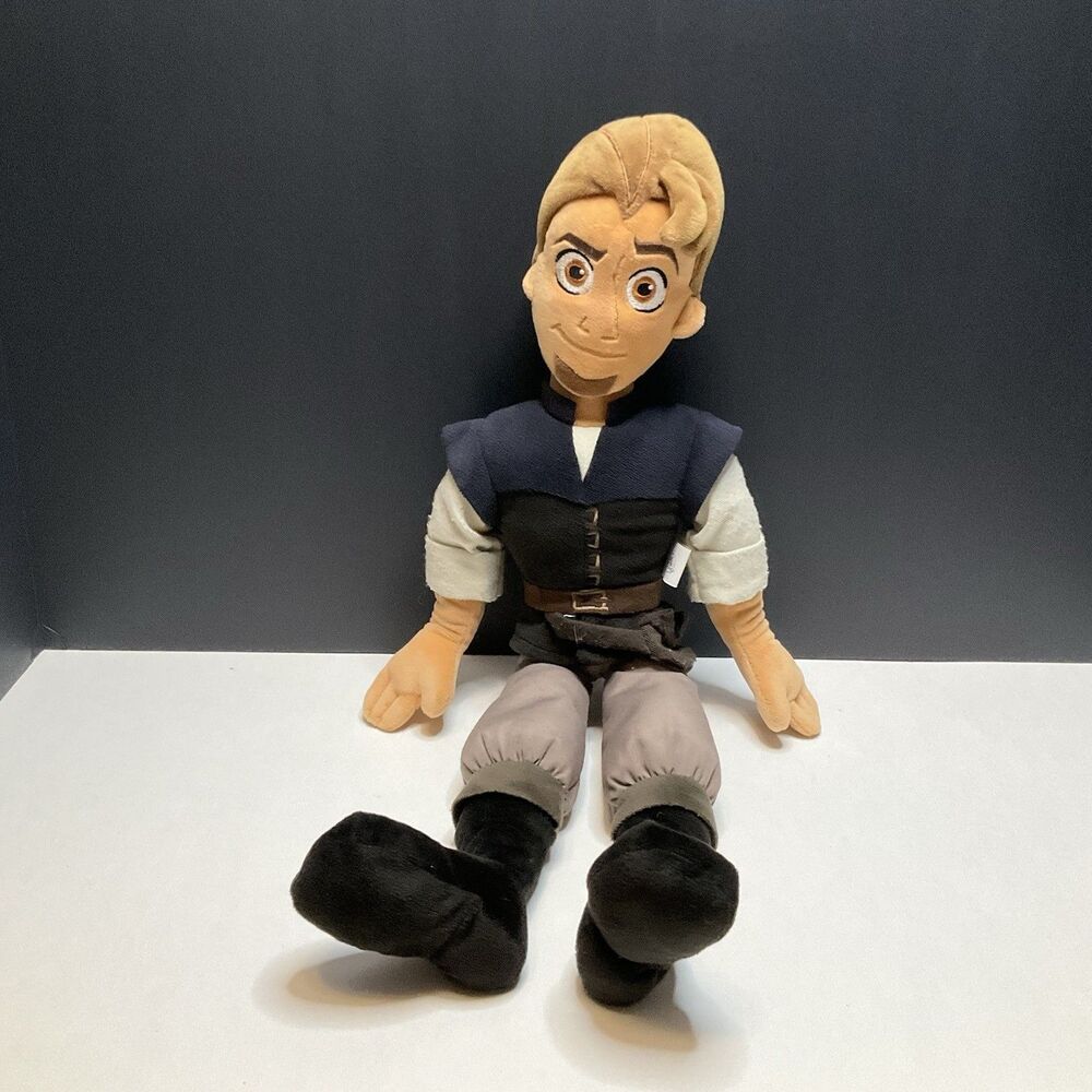 Disney Tangled Flynn Rider Prince Eugene Plush Doll Collectible Toy Brown 20"